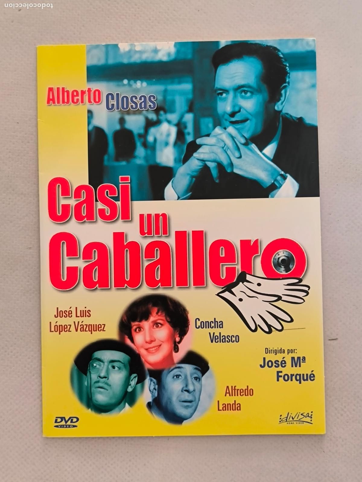 Cine: DVD CASI UN CABALLERO - FUNDA FINA CARTON (5S)