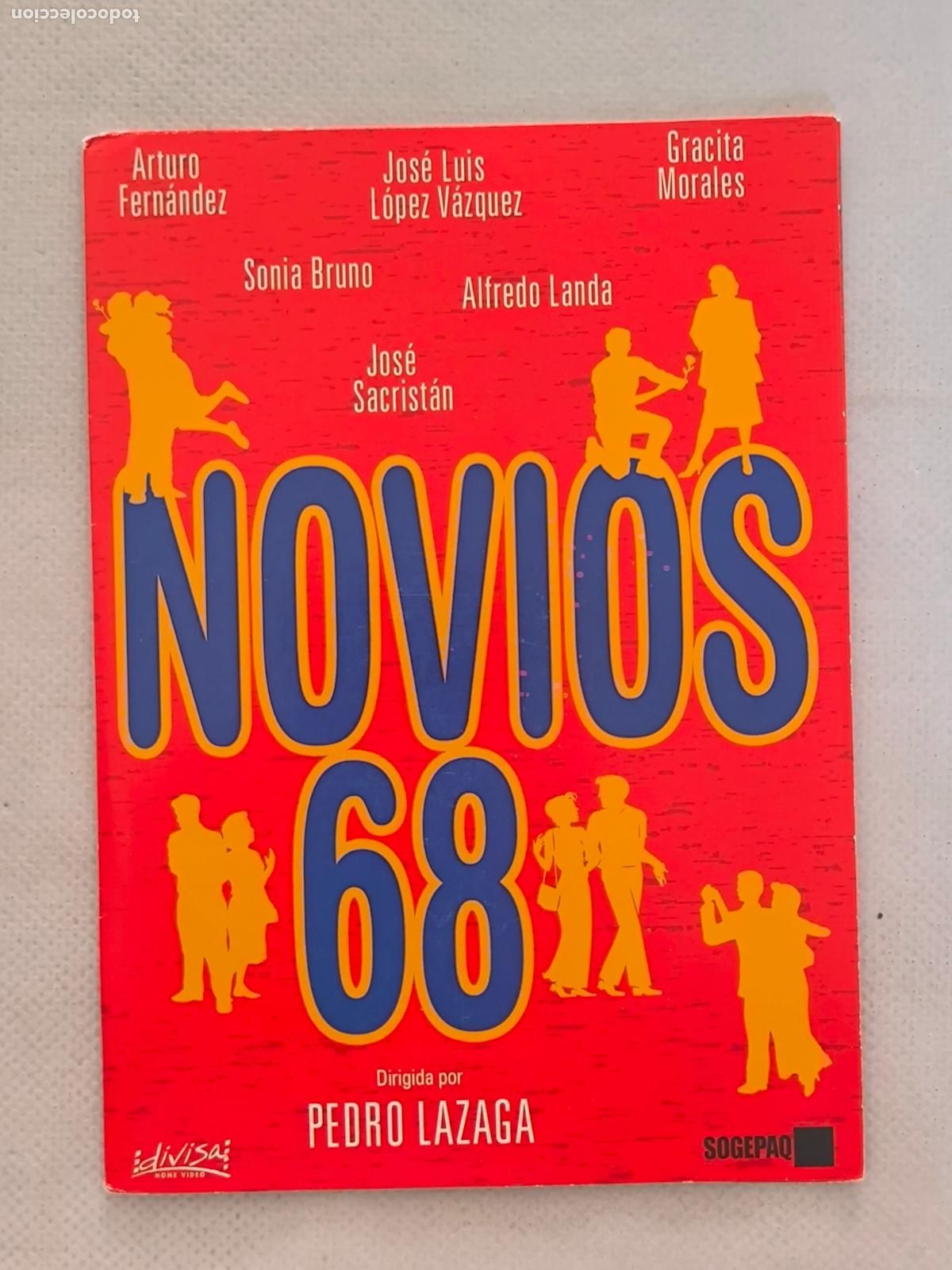 Cine: DVD NOVIOS 68 - PEDRO LAZAGA - FUNDA FINA CARTON (5S)
