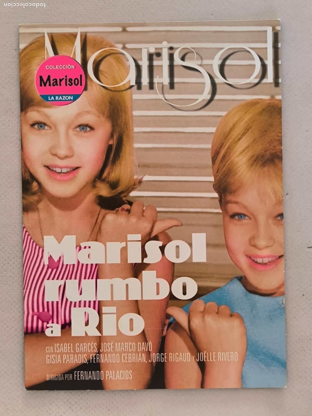 Cine: DVD MARISOL RUMBO A RIO - FUNDA FINA CARTON (5S)