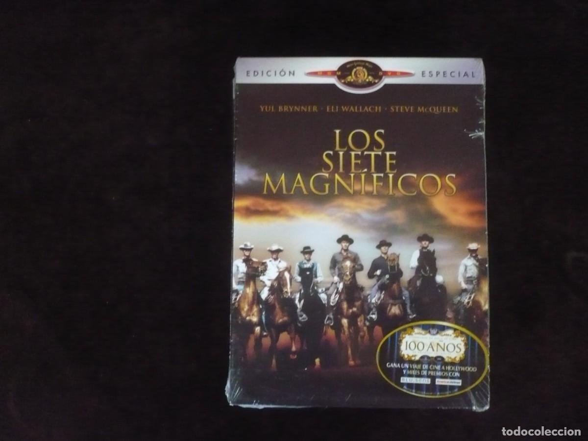 Cine: los siete magnificos - edicion especial - dvd nuevo precintado con sobrecubierta de carton