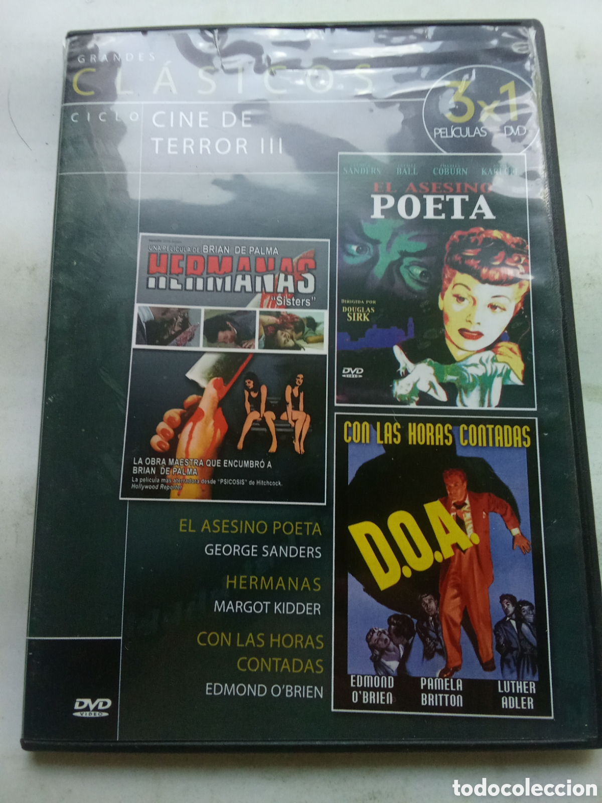 Cine: CINE DE TERROR 3 PEL&Iacute;CULAS EN 1 DVD