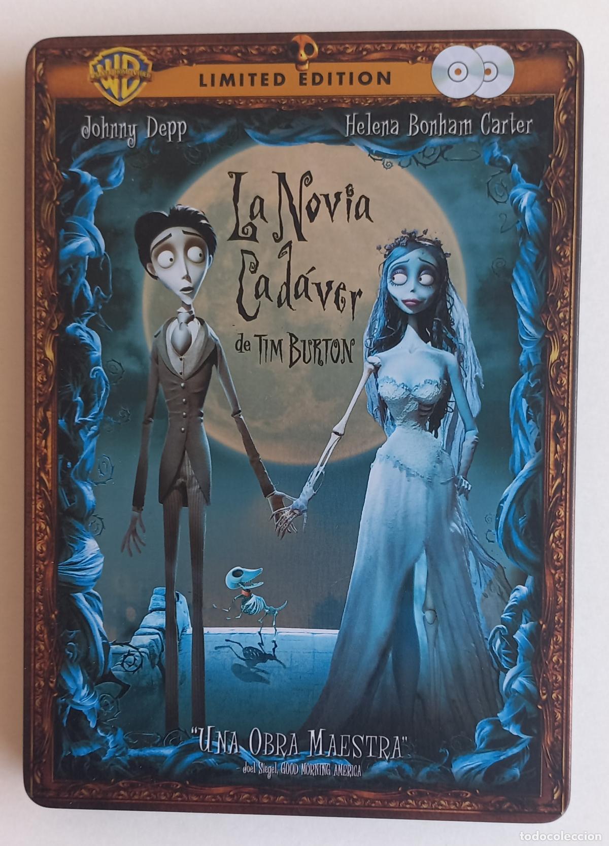 Cine: La Novia Cad&aacute;ver (Ed. Especial- 2 DVDS.) De Tim Burton . ESTUCHE METAL.