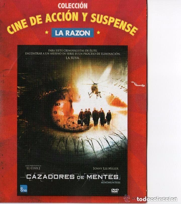 Cine: DVD - Cazadores de mentes .. -ESTUCHE DE CARTON FINO