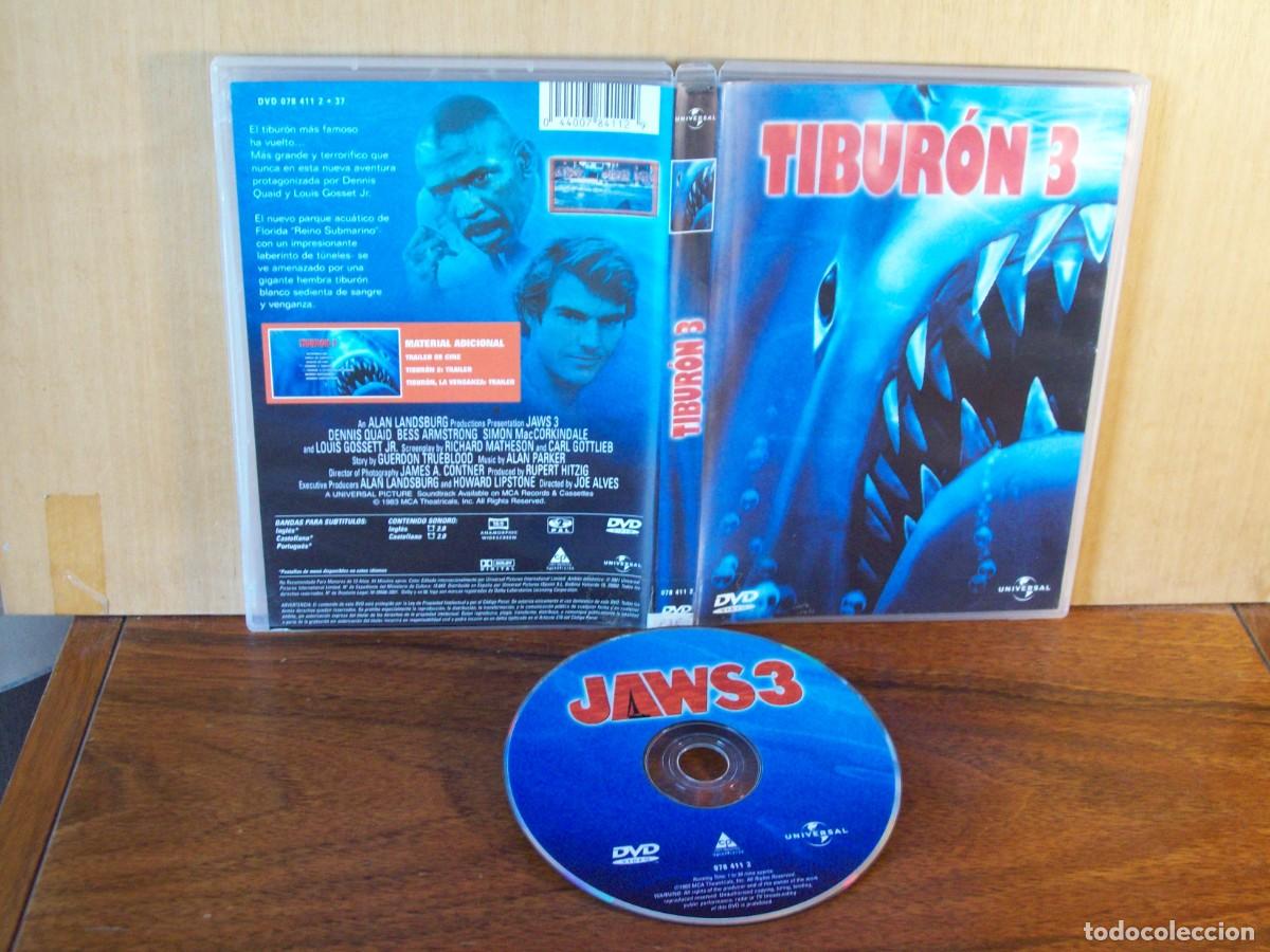 Cine: TIBURON 3 - DENNIS QUAID - BESS ARMSTRONG - SIMON MACCORKINDALE - DVD