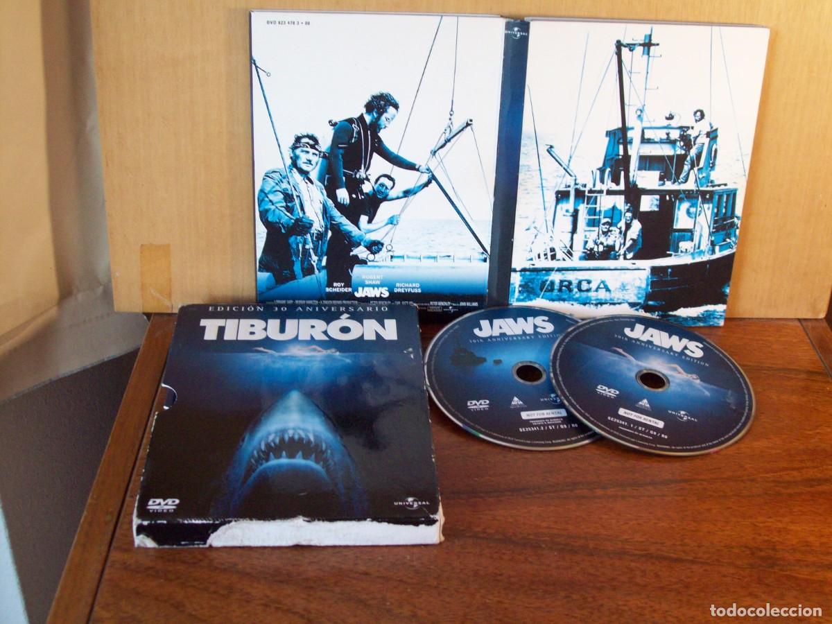 Cine: TIBURON - EDICION 30 ANIVERSARIO - DOBLE DVD EN ESTUCHE CARTON ALGO DETERIORADO