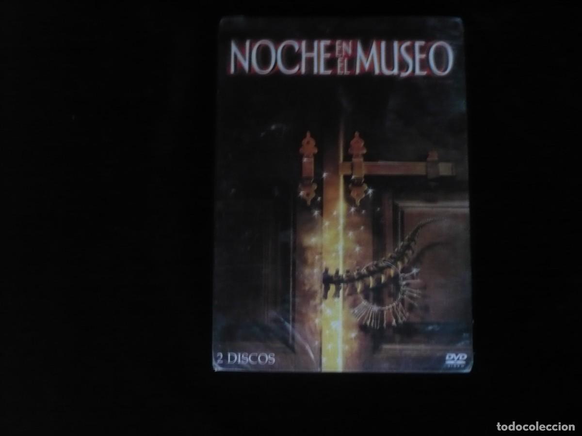 Cine: noche en el museo - edicion con 2 discos en caja metalica - dvd nuevo precintado