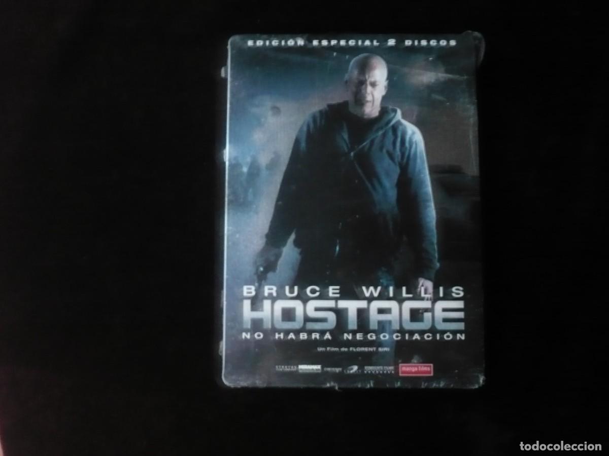 Cine: hostage - bruce willis - edicion especial 2 discos en caja metalica - dvd nuevo precintado