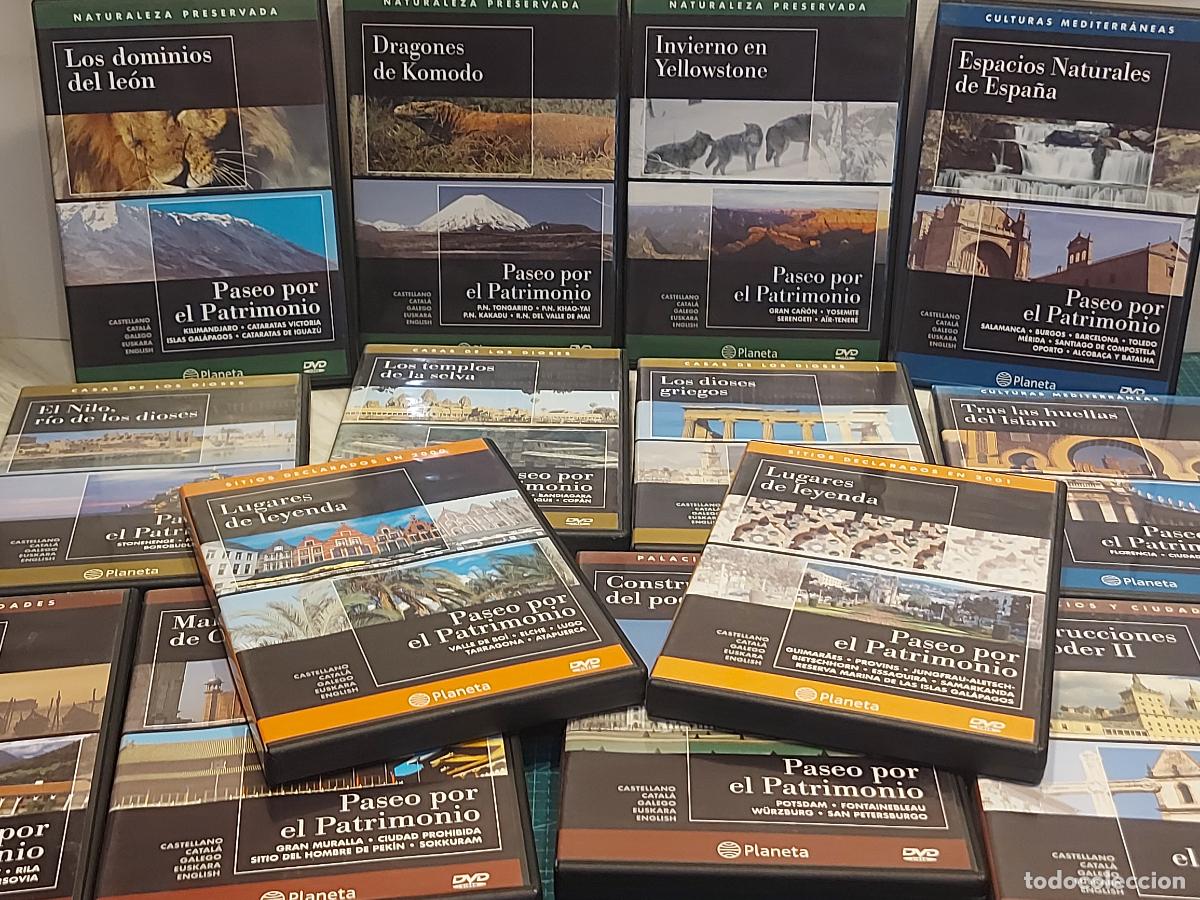 Cine: LOTE 14 DVD PASEO POR EL PATRIMONIO | PLANETA | UNESCO | NATURALEZA | HISTORIA | CON FOLLETOS