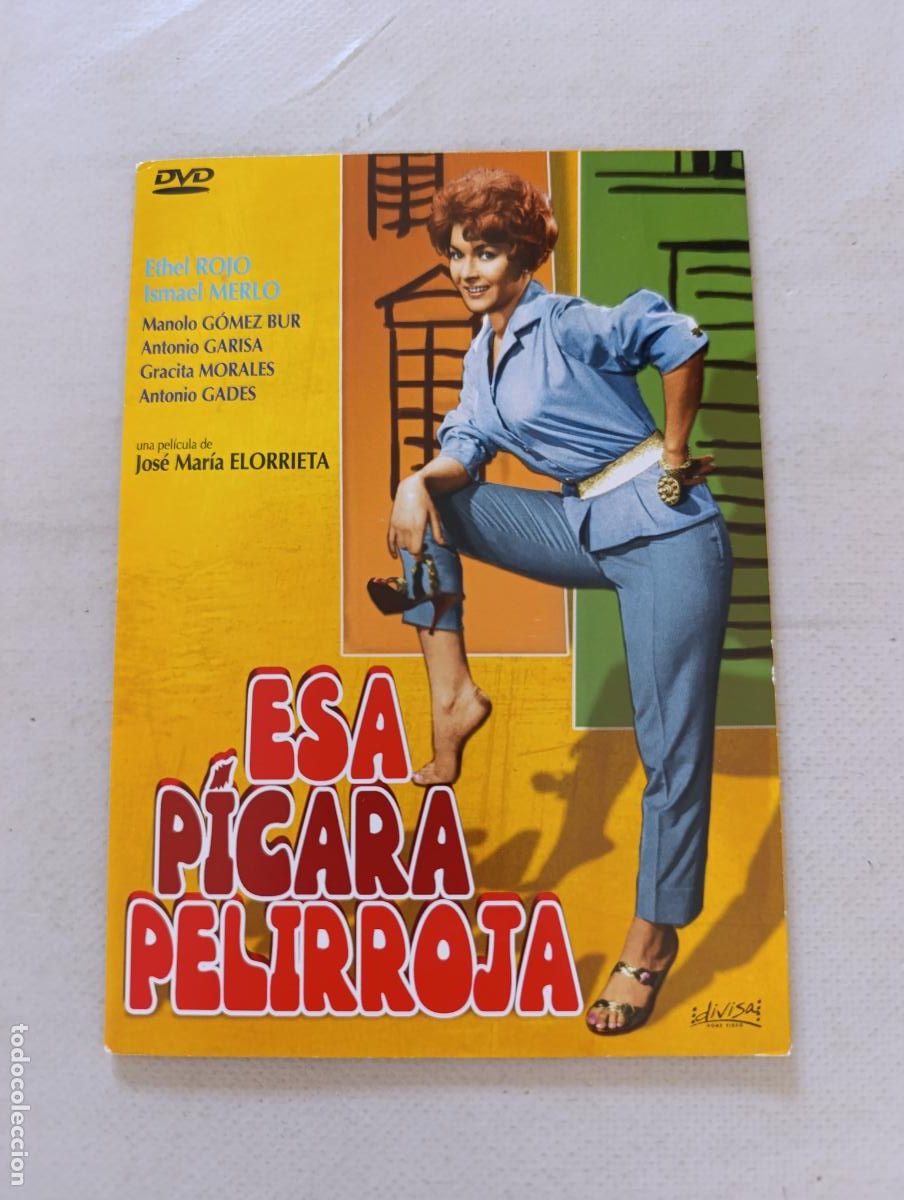 Cine: DVD ESA PICARA PELIRROJA - ETHEL ROJO, ISMAEL MERLO - FUNDA FINA CARTON (BA)