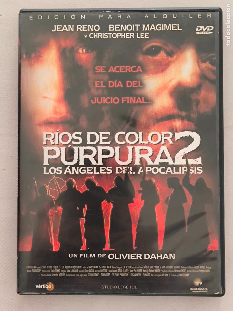 Cine: DVD RIOS DE COLOR PURPURA 2 - LOS ANGELES DEL APOCALIPSIS - EDICION ALQUILER - LEER DESCRIPCION (BA)