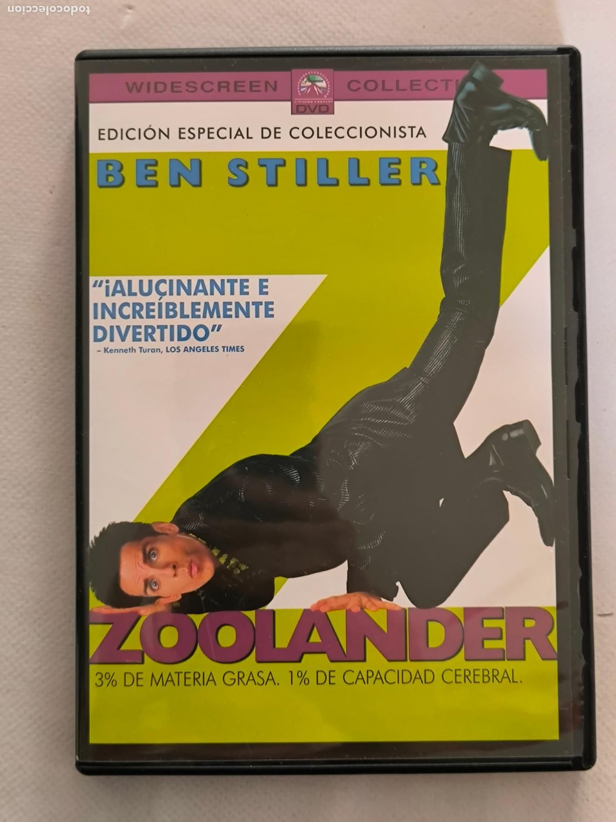 Cine: DVD ZOOLANDER - EDICION ESPECIAL COLECCIONISTA - BEN STILLER (CW)