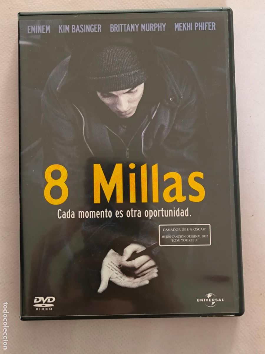 Cine: DVD 8 MILLAS - EMINEM, KIM BASINGER (CW)