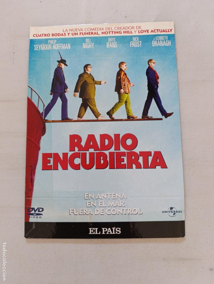 Cinema: DVD RADIO ENCUBIERTA - PHILIP SEYMOUR HOFFMAN - FUNDA FINA CARTON (BB)