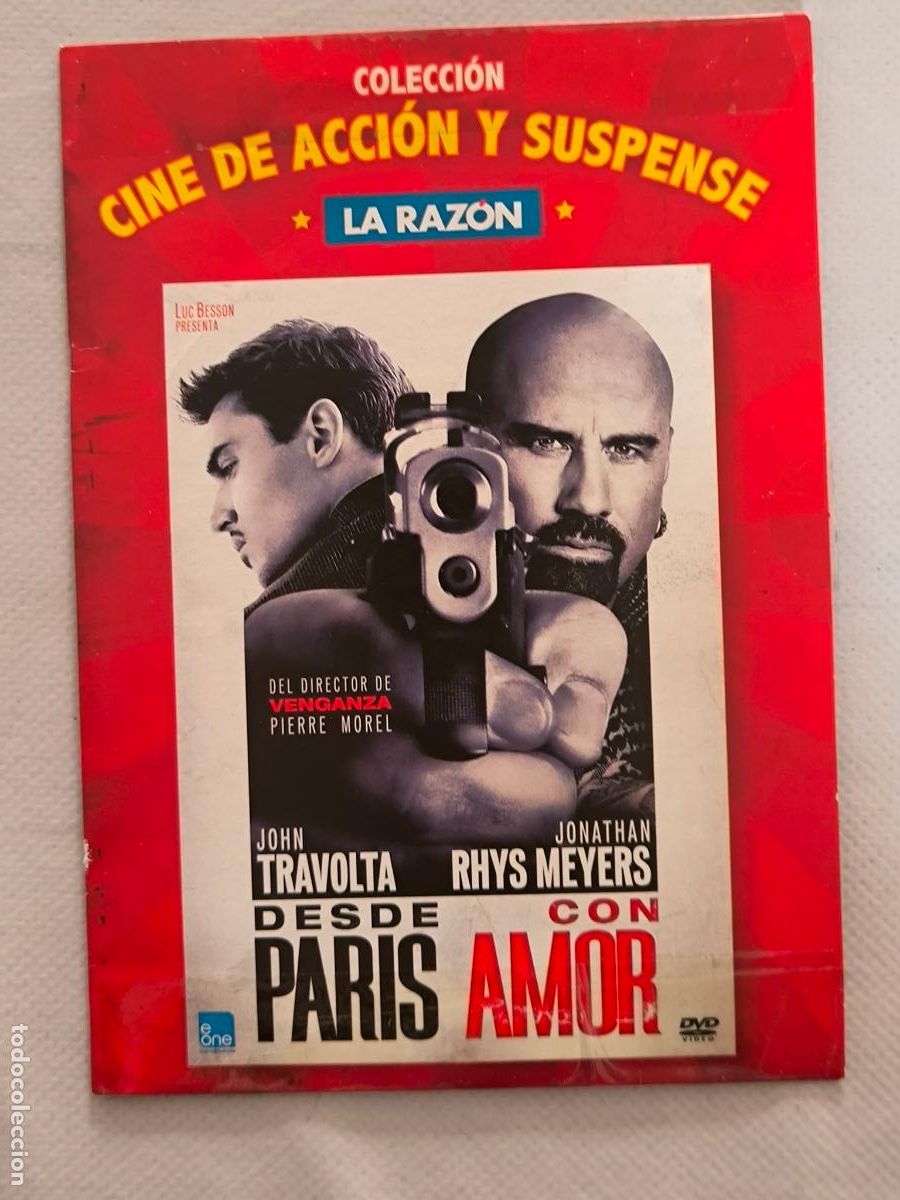 Cine: DVD DESDE PARIS CON AMOR - FUNDA FINA CARTON (5U)