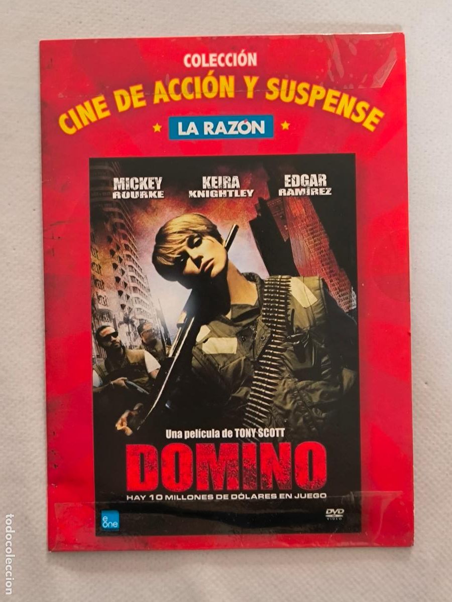 Cine: DVD DOMINO - KEIRA KNIGHTLEY - FUNDA FINA CARTON (5U)