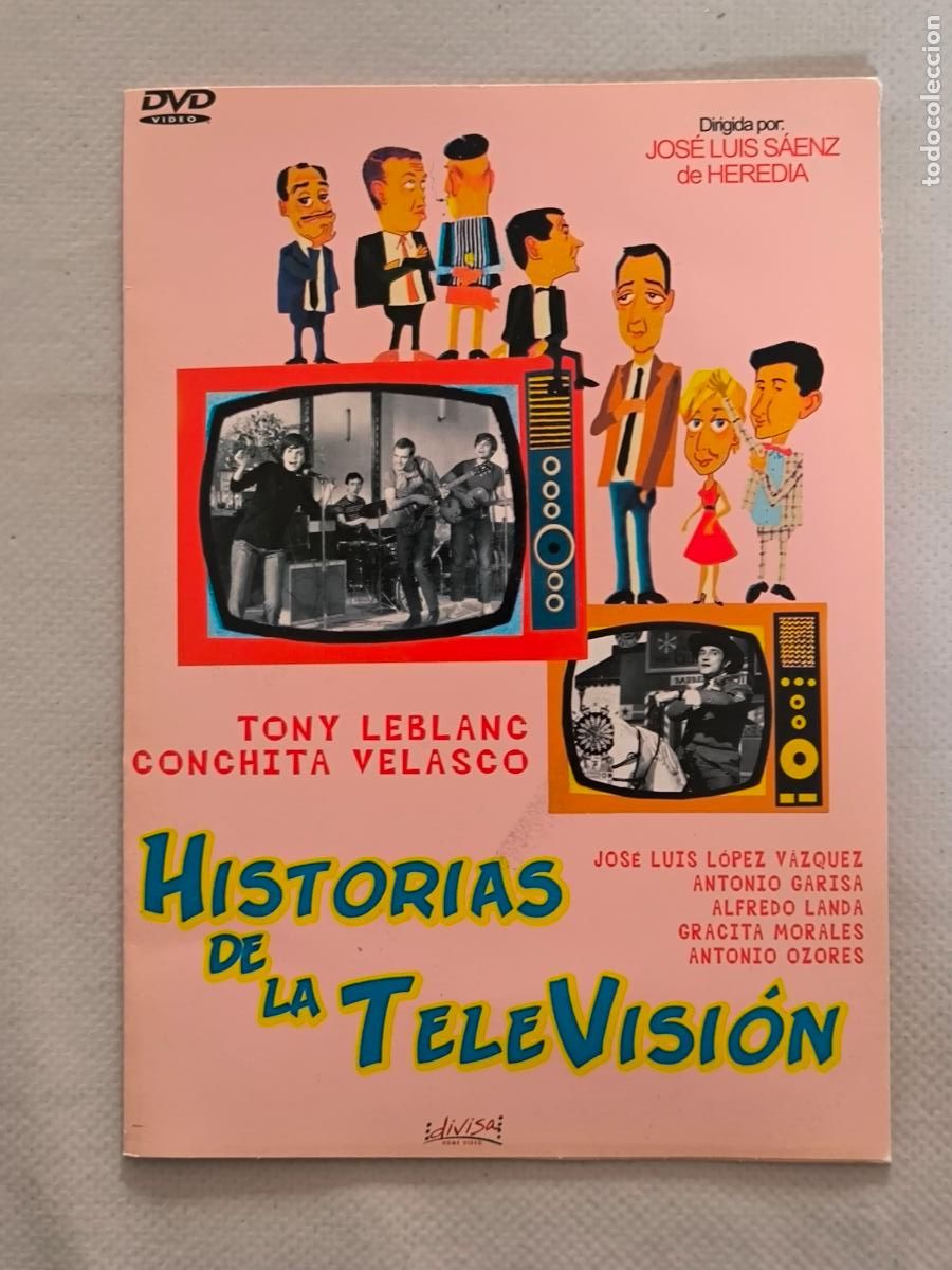 Cine: DVD HISTORIAS DE LA TELEVISION - FUNDA FINA CARTON (5U)