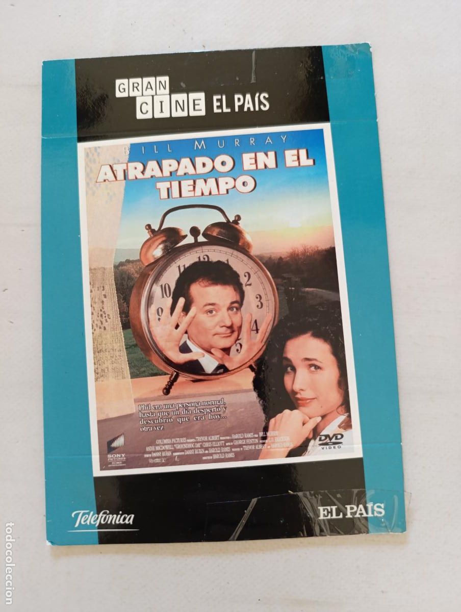 Cine: DVD ATRAPADO EN EL TIEMPO - BILL MURRAY - FUNDA FINA CARTON (CM)