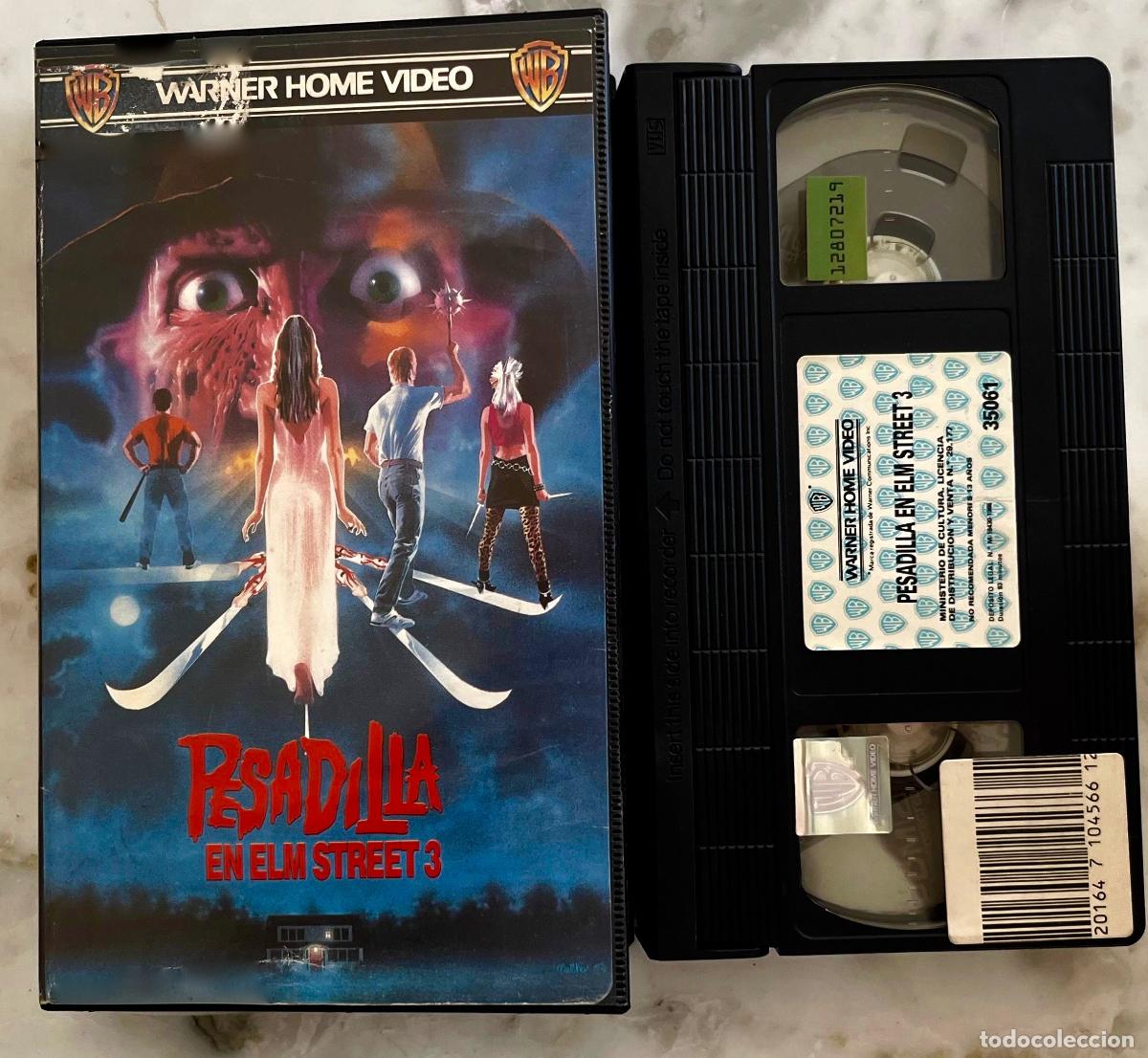Cine: PESADILLA EN ELM STREET 3. PATRICIA ARQUETTE. HEATHER LANGENKAMP. CHUCK RUSSEL. VHS