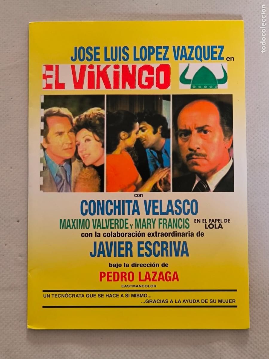 Cine: DVD EL VIKINGO - CONCHITA VELASCO - FUNDA FINA CARTON (5V)