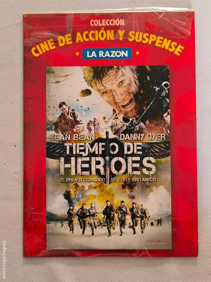 Cine: DVD TIEMPO DE HEROES - SEAN BEAN - FUNDA FINA CARTON (5V)
