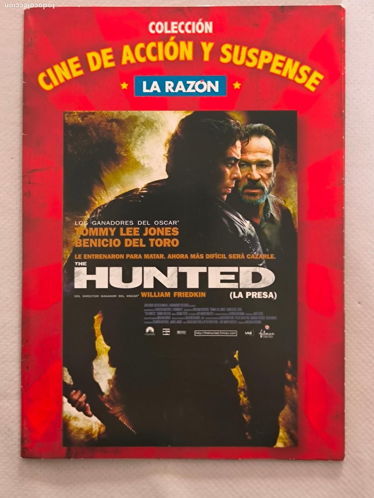 Cine: DVD HUNTED (LA PRESA) - TOMMY LEE JONES - FUNDA FINA CARTON (5V)