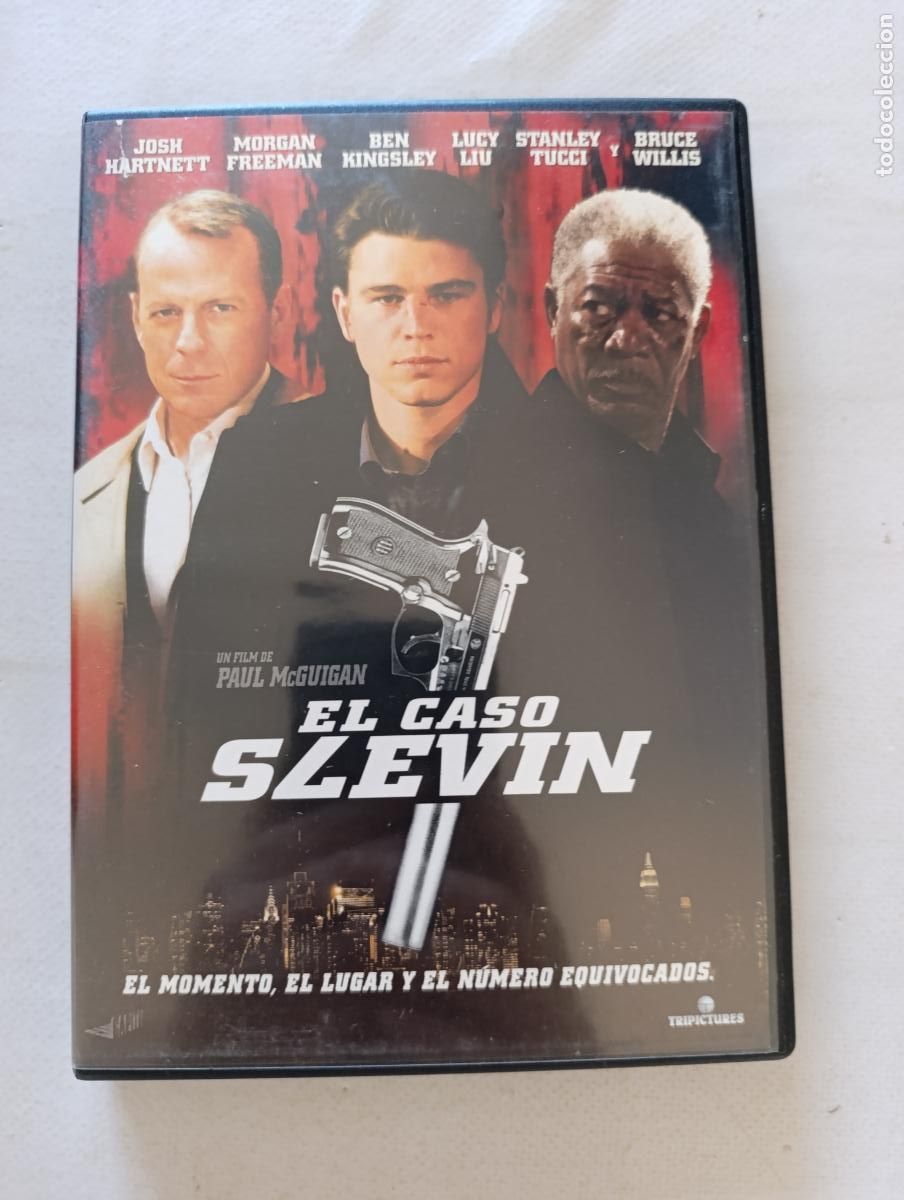 Cine: DVD EL CASO SLEVIN - JOSH HARTNETT, MORGAN FREEMAN, BEN KINGSLEY (CM1)