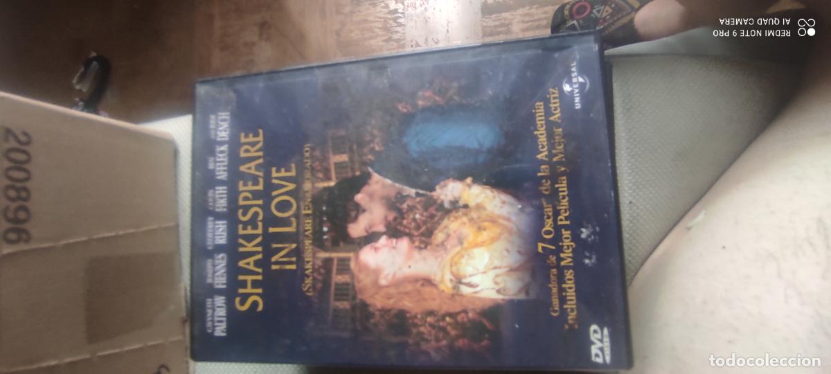 Cine: Shakespeare in love. Pel&iacute;cula/ DVD.