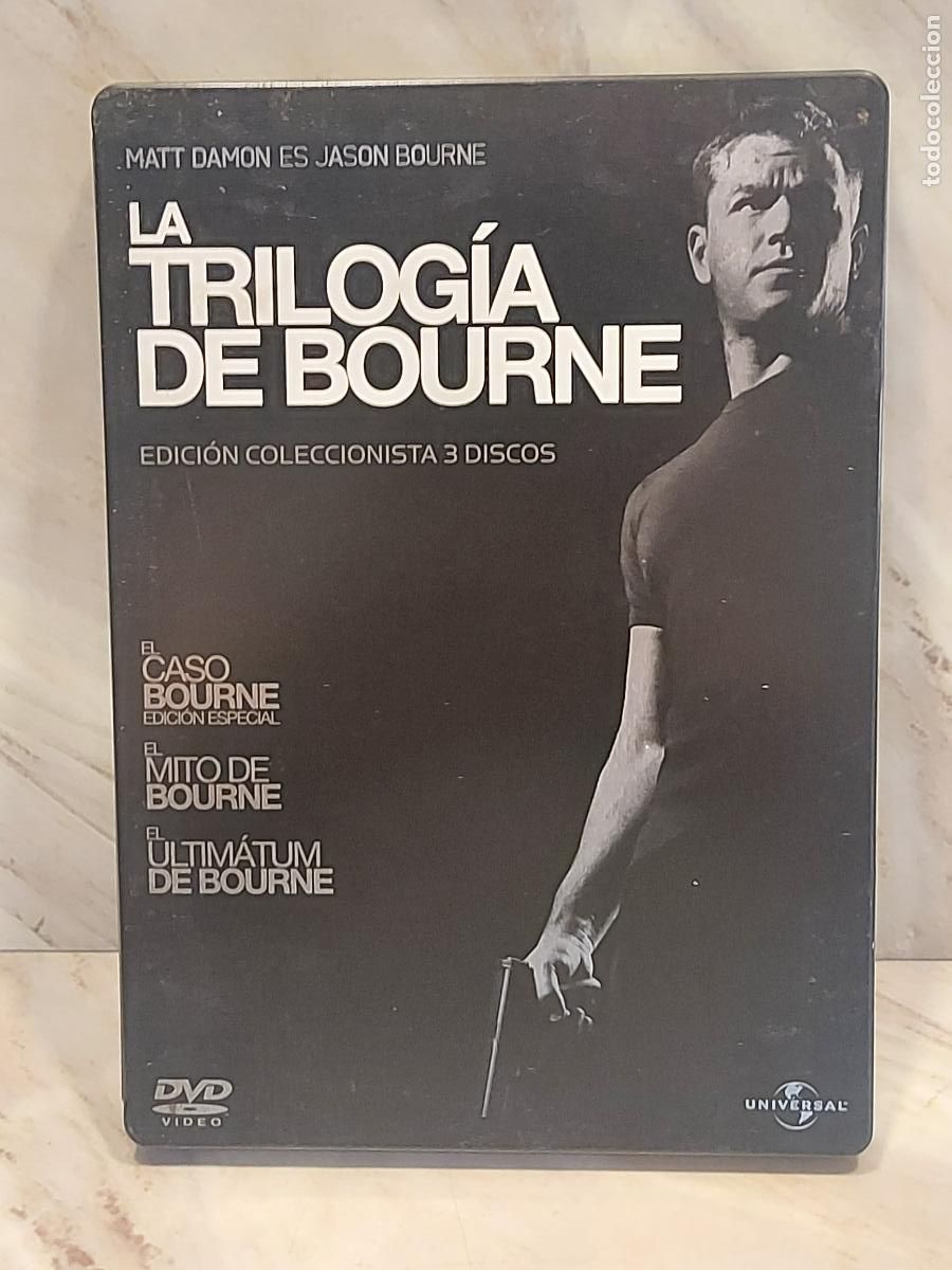 Cine: TRILOG&Iacute;A DE BOURNE | EDICI&Oacute;N COLECCIONISTA | CAJA MET&Aacute;LICA | 3 DVD | MATT DAMON