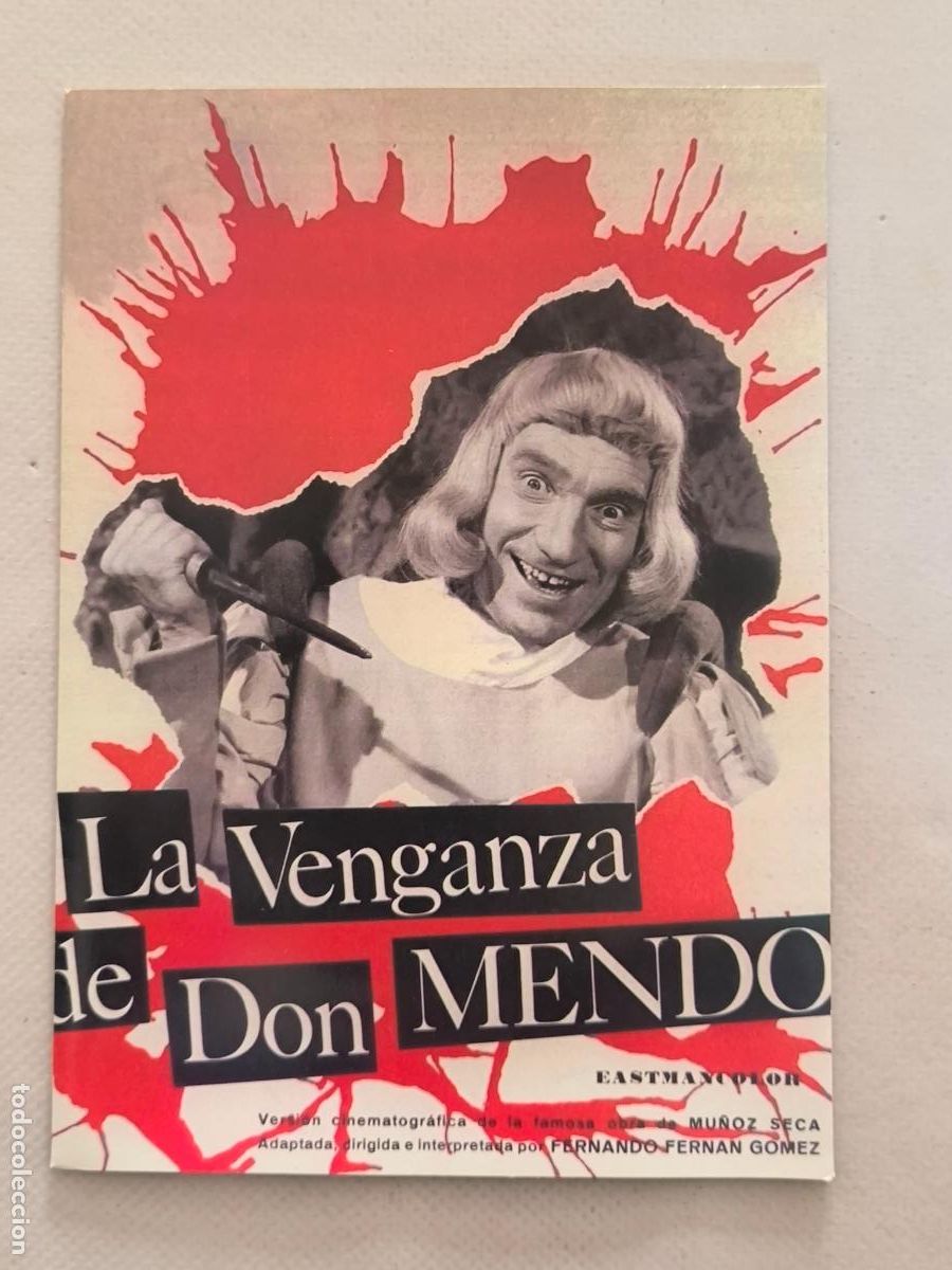 Cine: DVD LA VENGANZA DE DON MENDO - FUNDA FINA CARTON (5X)