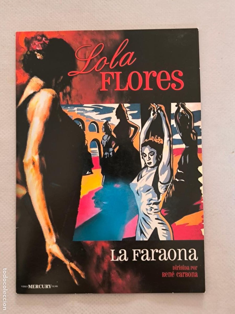 Cine: DVD LA FARAONA - LOLA FLORES - FUNDA FINA CARTON (5X)