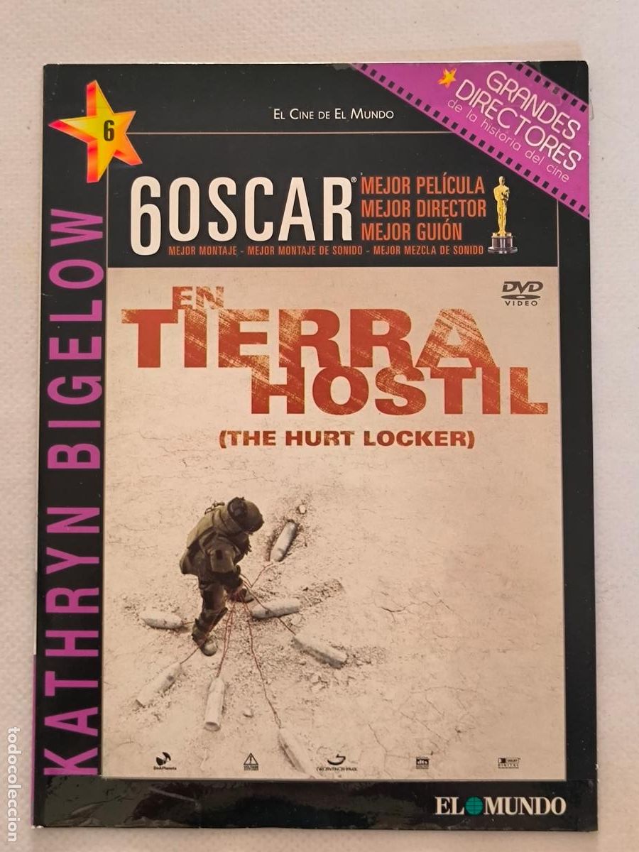 Cine: DVD EN TIERRA HOSTIL (THE HURT LOCKER) - FUNDA FINA CARTON (5X)