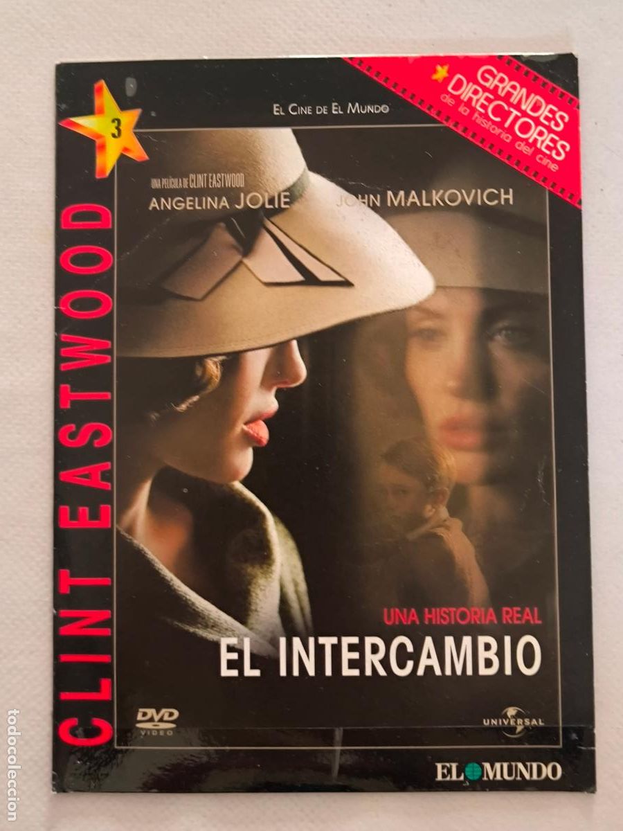 Cine: DVD EL INTERCAMBIO - CLINT EASTWOOD - FUNDA FINA CARTON (5X)