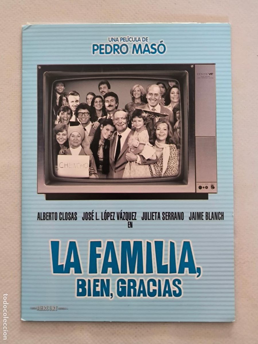 Cinema: DVD LA FAMILIA, BIEN, GRACIAS - FUNDA FINA CARTON (5X)