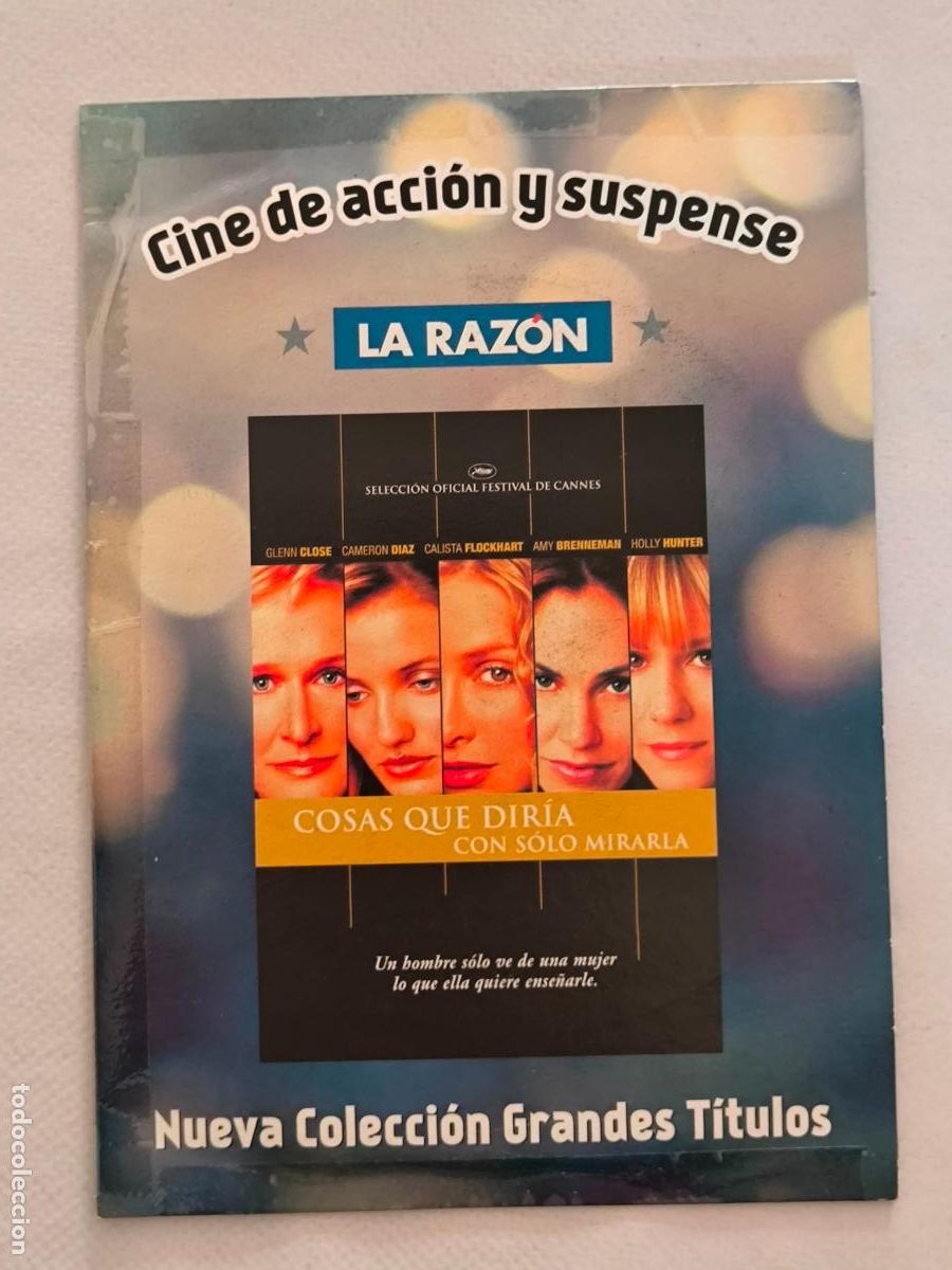 Cinema: DVD COSAS QUE DIRIA CON SOLO MIRARLA - FUNDA FINA CARTON (5X)