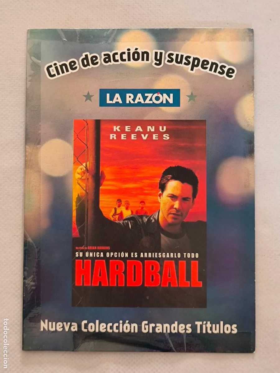 Cinema: DVD HARDBALL- KEANU REEVES - FUNDA FINA CARTON (5X)