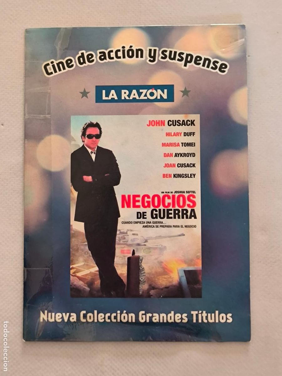 Cinema: DVD NEGOCIOS DE GUERRA - FUNDA FINA CARTON (5X)