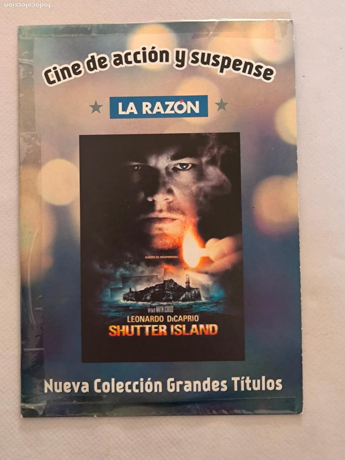 Cin&eacute;ma: DVD SHUTTER ISLAND - LEONARDO DI CAPRIO - FUNDA FINA CARTON (5X)
