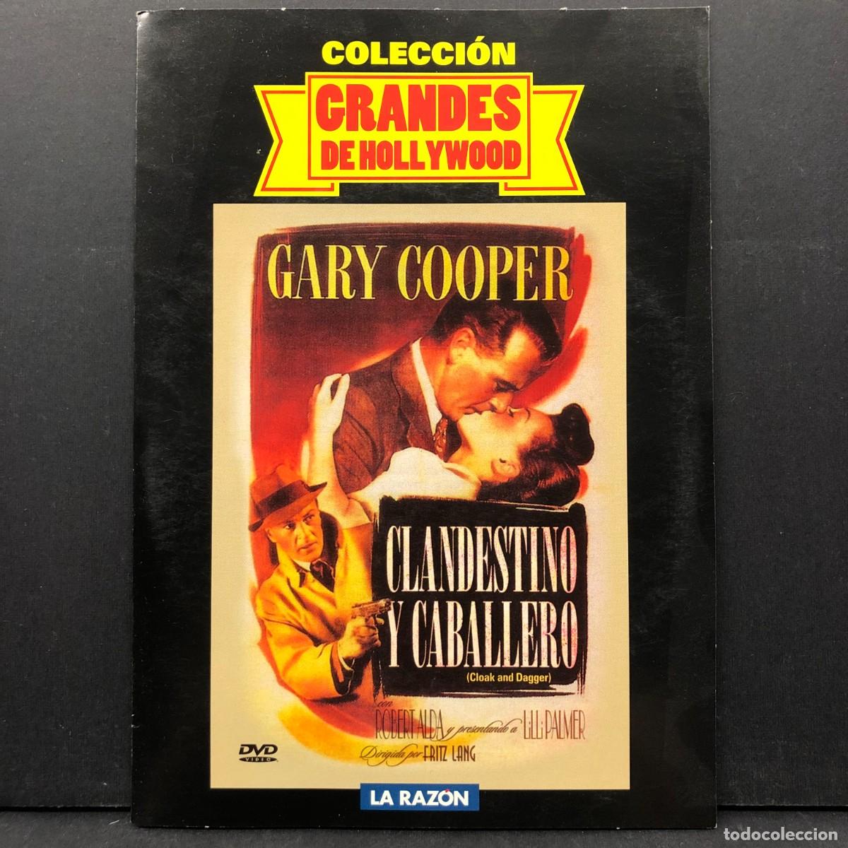 Cinema: CLANDESTINO Y CABALLERO - GARY COOPER - COLECCI&Oacute;N GRANDES DE HOLLYWOOD - DVD VIDEO - PELICULA / 2909