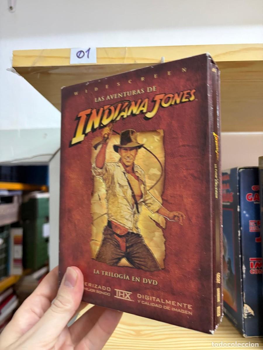 Cinema: 01 - pel&iacute;cula dvd original Las aventuras de Indiana Jones. La trilog&iacute;a en DVD