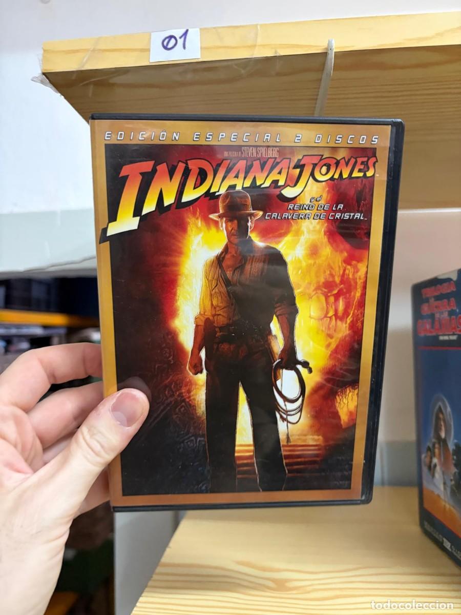 Cinema: 01 - pel&iacute;cula dvd original Indiana Jones y el reino de la calavera de cristal