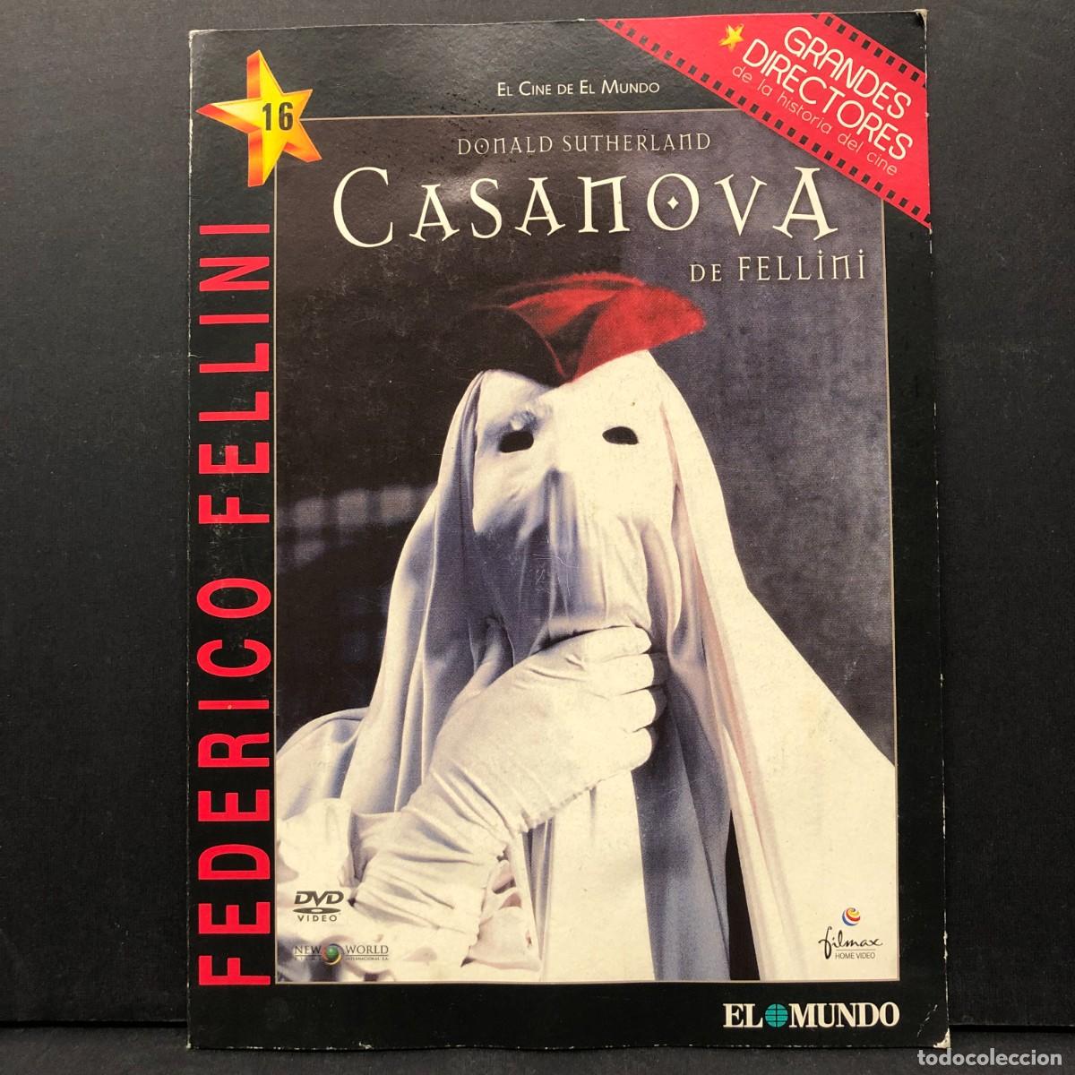 Cine: CASANOVA - FEDERICO FELLINI - DONALD SUTHERLAND - 100.543 - EL MUNDO - DVD VIDEO - PELICULA / 2930