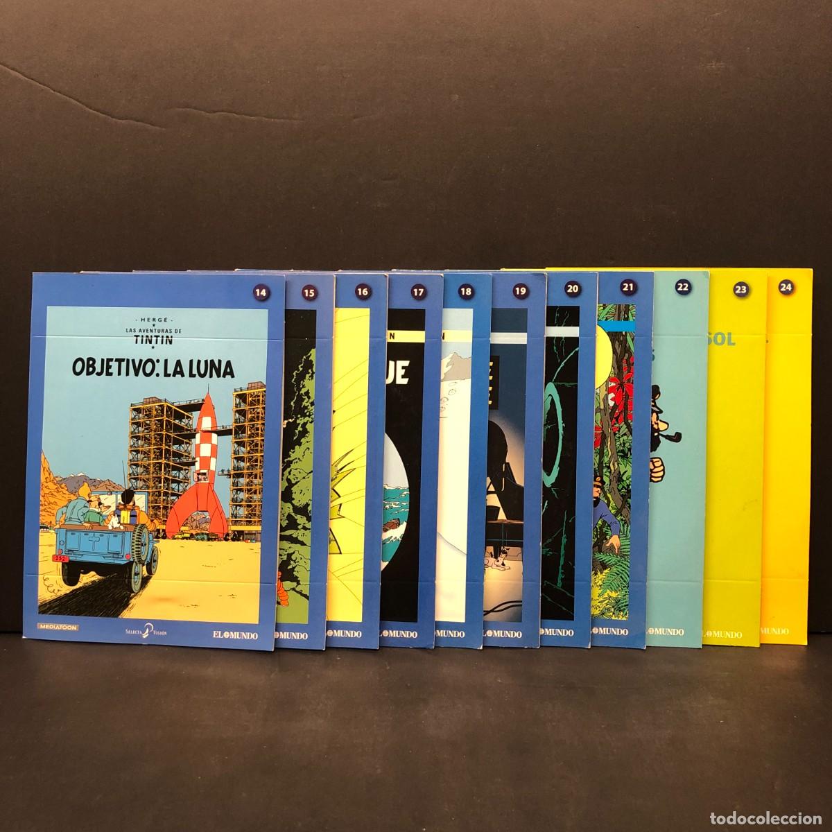 Cine: LAS AVENTURAS DE TINTIN - HERG&Eacute; - LOTE 11 DISCOS DVD VIDEO - N&Uacute;MEROS DEL 14 AL 24 - PELICULA / 2939