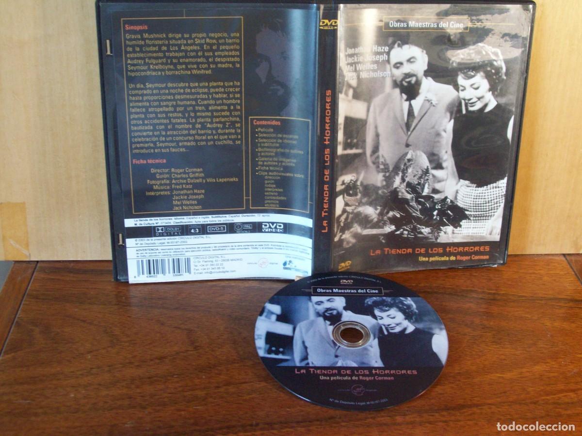 Cinema: LA TIENDA DE LOS HORRORES - JONATHAN HAZE - JACKIE JOSEPH - JACK NICHOLSON - DVD B/NEGRO