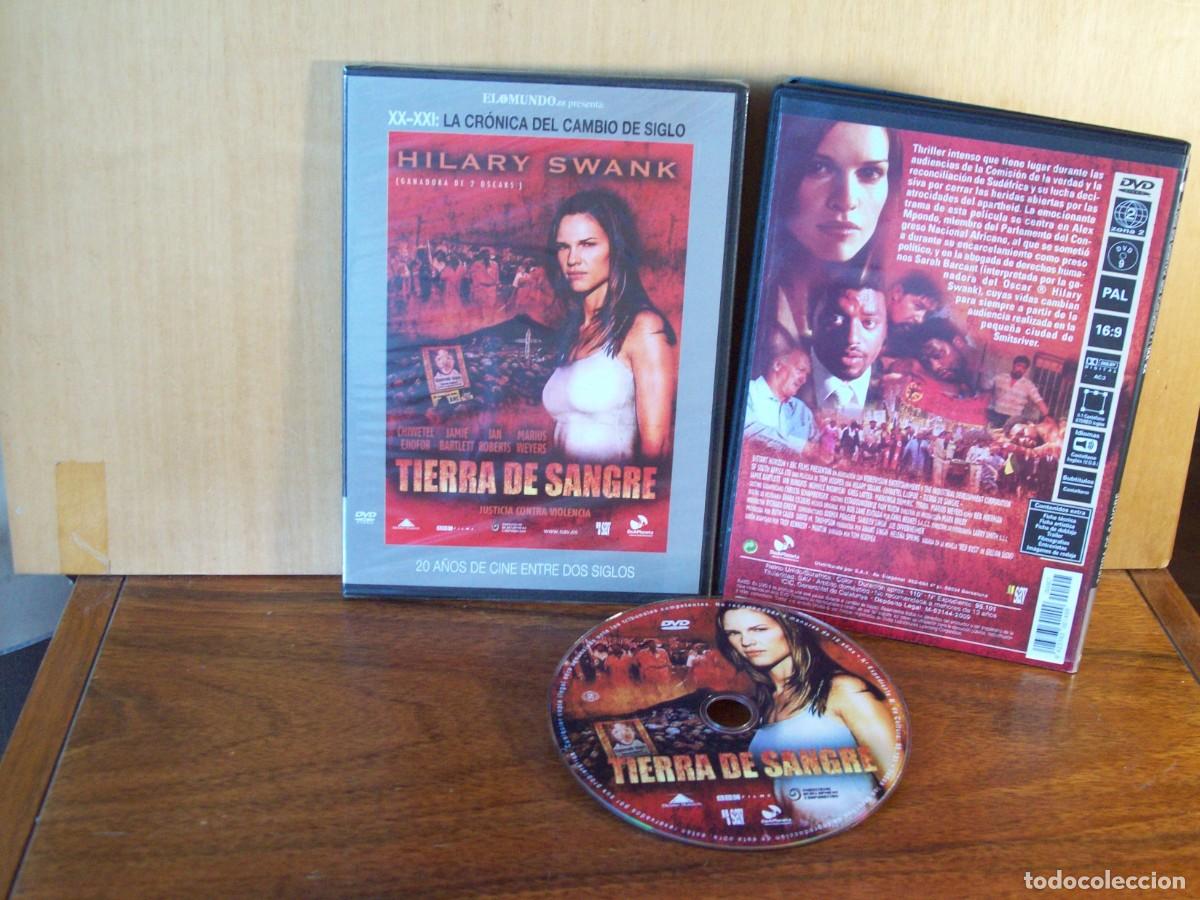 Cine: TIERRA DE SANGRE - HILARY SWANK - DVD CAJA FINA NUEVO PRECINTADO EDICION EL MUNDO