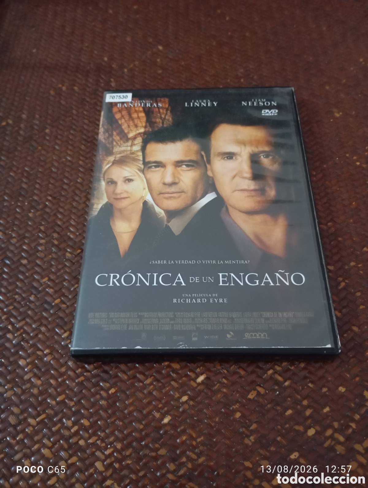 Cine: Cr&oacute;nica de un enga&ntilde;o DVD