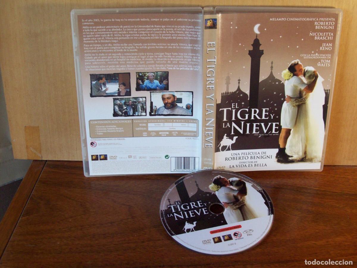 Cine: EL TIGRE Y LA NIEVE - NICOLETTA BRASCHI - JEAN RENO - TOM WAITS - DVD