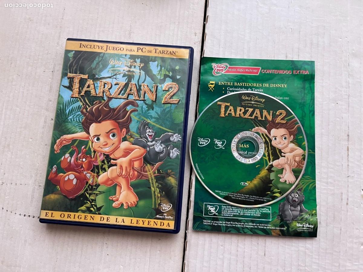 Cine: TARZAN 2 DISNEY - PELICULA DVD KREATEN