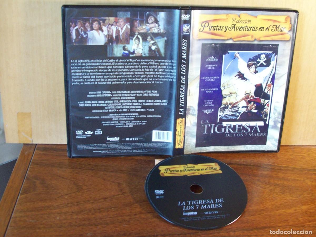 Cine: LA TIGRESA DE LOS 7 MARES - ANTHONY STEEL - GIANNA MARIA CANALE - GRACIA MARIA SPINA - DVD