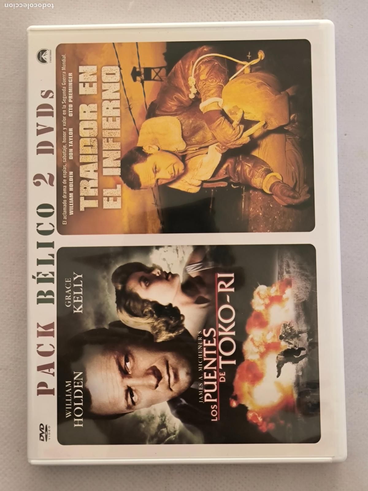 Cine: DVD LOS PUENTES DE TOKO-RI / TRAIDOR EN EL INFIERNO - PACK BELICO 2 DISCOS (EV)