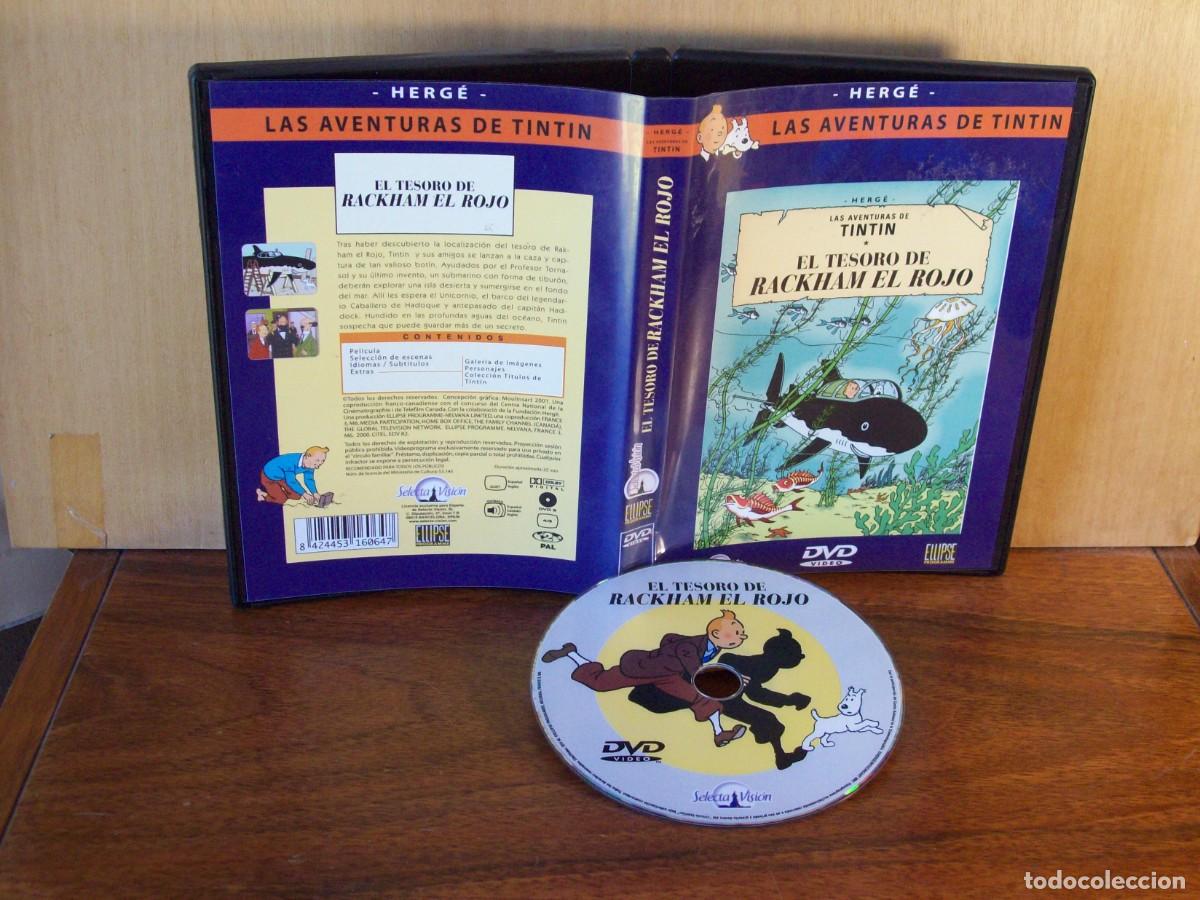 Cine: TINTIN, LAS AVENTURAS - EL TESORO DE RACKHAM EL ROJO - DVD